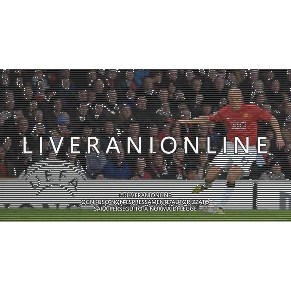 Champions League 2007/2008 Quarti di Finale Ritorno Manchester - 09.04.2008 Manchester United-Roma Nella Foto:SILVESTRE MIKAEL /Ph.Vitez-Ag. Aldo Liverani