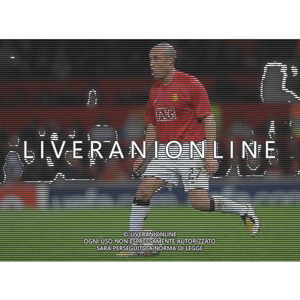 Champions League 2007/2008 Quarti di Finale Ritorno Manchester - 09.04.2008 Manchester United-Roma Nella Foto:SILVESTRE MIKAEL /Ph.Vitez-Ag. Aldo Liverani