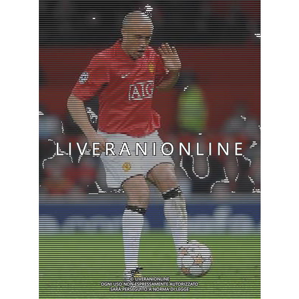 Champions League 2007/2008 Quarti di Finale Ritorno Manchester - 09.04.2008 Manchester United-Roma Nella Foto:SILVESTRE MIKAEL /Ph.Vitez-Ag. Aldo Liverani