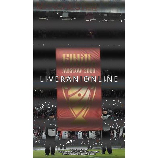 Champions League 2007/2008 Quarti di Finale Ritorno Manchester - 09.04.2008 Manchester United-Roma Nella Foto:STENDARDO CHAMPIONS LEAGUE /Ph.Vitez-Ag. Aldo Liverani