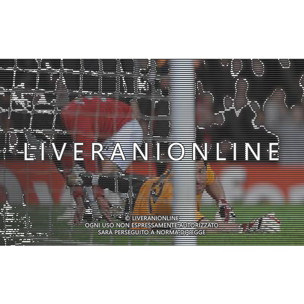 Champions League 2007/2008 Quarti di Finale Ritorno Manchester - 09.04.2008 Manchester United-Roma Nella Foto:TEVEZ CARLOS GOL /Ph.Vitez-Ag. Aldo Liverani