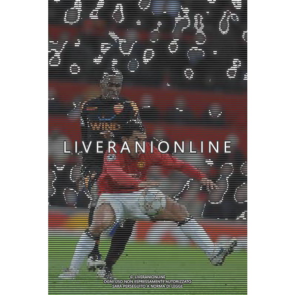 Champions League 2007/2008 Quarti di Finale Ritorno Manchester - 09.04.2008 Manchester United-Roma Nella Foto:TEVEZ CARLOS-JUAN /Ph.Vitez-Ag. Aldo Liverani