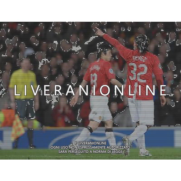 Champions League 2007/2008 Quarti di Finale Ritorno Manchester - 09.04.2008 Manchester United-Roma Nella Foto:TEVEZ CARLOS /Ph.Vitez-Ag. Aldo Liverani