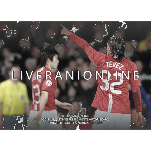 Champions League 2007/2008 Quarti di Finale Ritorno Manchester - 09.04.2008 Manchester United-Roma Nella Foto:TEVEZ CARLOS /Ph.Vitez-Ag. Aldo Liverani