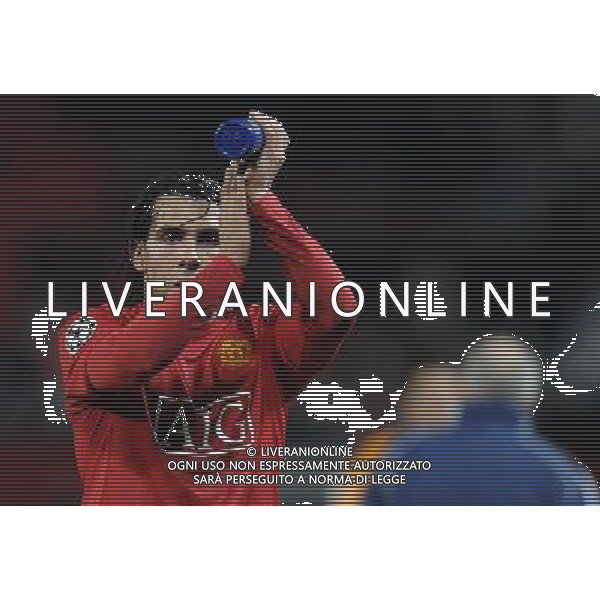 Champions League 2007/2008 Quarti di Finale Ritorno Manchester - 09.04.2008 Manchester United-Roma Nella Foto:TEVEZ CARLOS /Ph.Vitez-Ag. Aldo Liverani