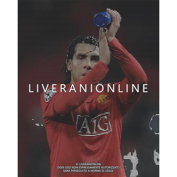 Champions League 2007/2008 Quarti di Finale Ritorno Manchester - 09.04.2008 Manchester United-Roma Nella Foto:TEVEZ CARLOS /Ph.Vitez-Ag. Aldo Liverani