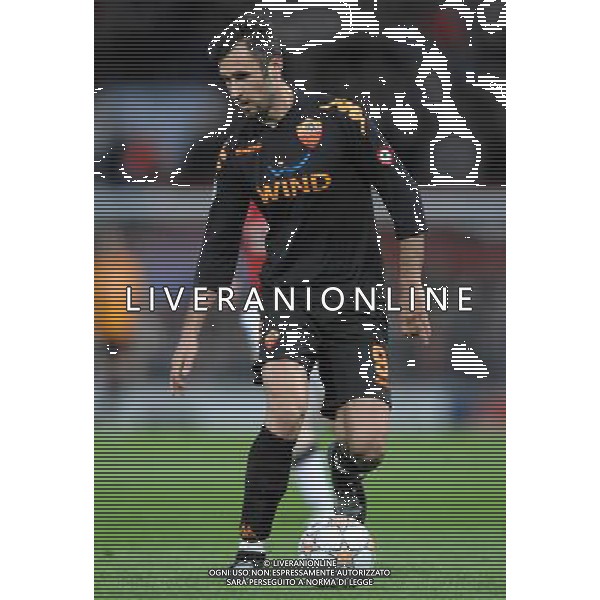 Champions League 2007/2008 Quarti di Finale Ritorno Manchester - 09.04.2008 Manchester United-Roma Nella Foto:VUCINIC MIRKO /Ph.Vitez-Ag. Aldo Liverani