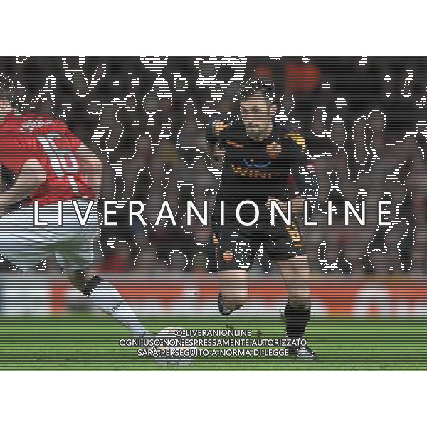 Champions League 2007/2008 Quarti di Finale Ritorno Manchester - 09.04.2008 Manchester United-Roma Nella Foto:VUCINIC MIRKO /Ph.Vitez-Ag. Aldo Liverani