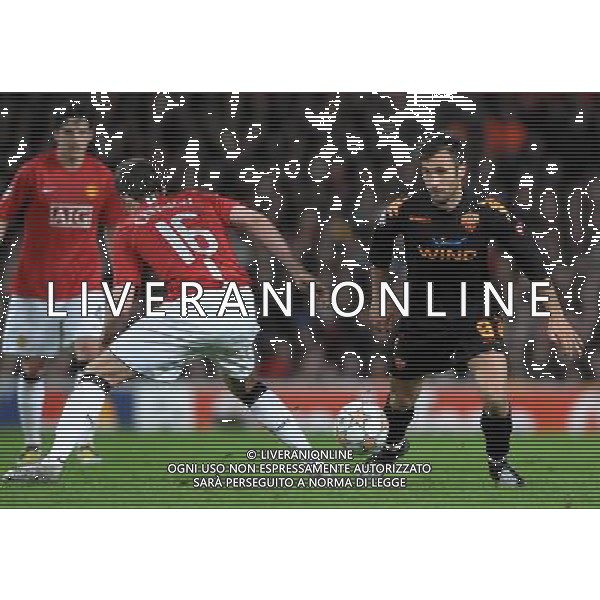 Champions League 2007/2008 Quarti di Finale Ritorno Manchester - 09.04.2008 Manchester United-Roma Nella Foto:VUCINIC MIRKO /Ph.Vitez-Ag. Aldo Liverani