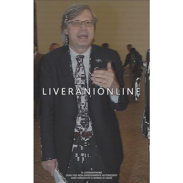 MILANO 15/4/2008 PALAZZO REALE PRESENTAZIONE DEL LAVORO MULTIMEDIALE DI PETER GREENAWAY: -CLONE ULTIMA CENA- NELLA FOTO VITTORIO SGARBI FOTO MARIO ROMANO/AG ALDO LIVERANI