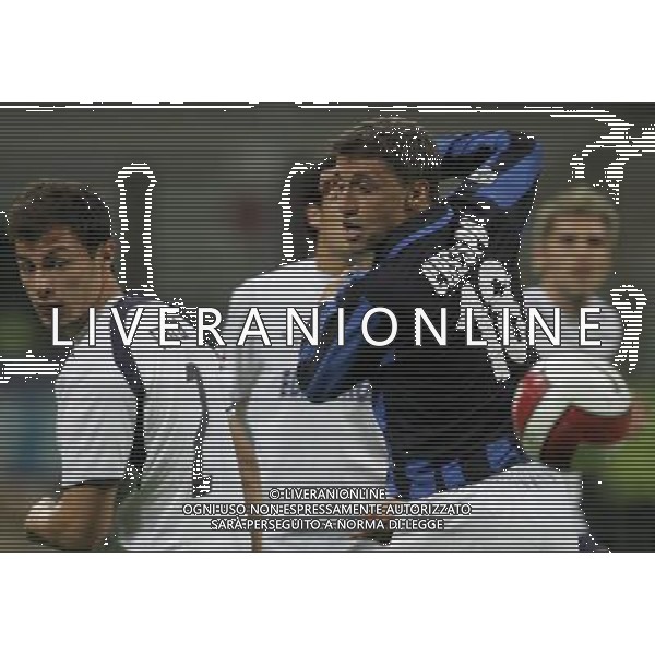 milano 16/4/2004 stadio meazza inter-lazio coppa italia tim nella foto crespo e radu foto luzzani/ag aldo liverani