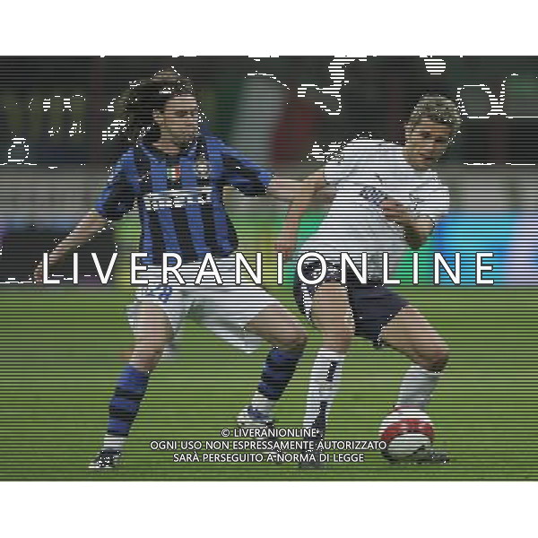 Milano 16-04-2008 Coppa Italia TIM CUP 2007/08 inter-lazio 0:0 nella foto maniche e valon berhami ph marco luzzani/ag aldo liverani s.a.s.