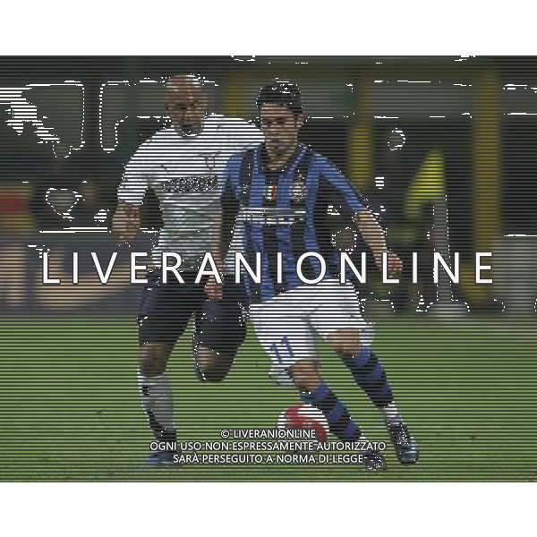 Milano 16-04-2008 Coppa Italia TIM CUP 2007/08 inter-lazio 0:0 nella foto luis jimenez e ousmane dabo ph marco luzzani/ag aldo liverani s.a.s.