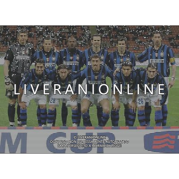 Milano 16-04-2008 Coppa Italia TIM CUP 2007/08 inter-lazio 0:0 nella foto formazione inter ph marco luzzani/ag aldo liverani s.a.s.