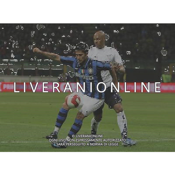 Milano 16-04-2008 Coppa Italia TIM CUP 2007/08 inter-lazio 0:0 nella foto luis jimenez e ousamne dabo ph marco luzzani/ag aldo liverani s.a.s.
