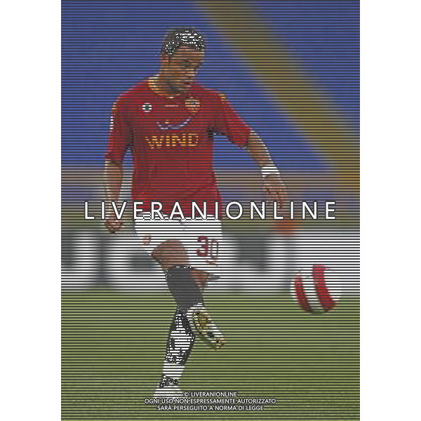 Roma - Stadio Olimpico - 16 / 04 / 2008 - TIM CUP 2007/2008 - Semifinale andata - Roma Vs Catania (1-0) - nella foto: Alessandro Faiolhe Amantino MANCINI ph Corradetti / ag. Aldo Liverani