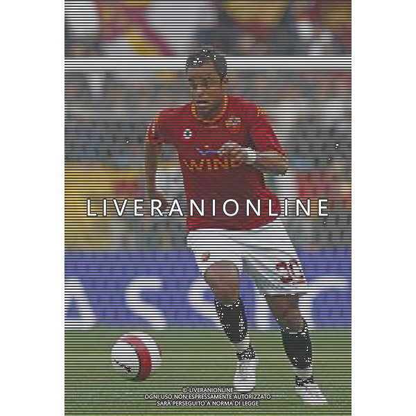 Roma - Stadio Olimpico - 16 / 04 / 2008 - TIM CUP 2007/2008 - Semifinale andata - Roma Vs Catania (1-0) - nella foto: Alessandro Faiolhe Amantino MANCINI ph Corradetti / ag. Aldo Liverani