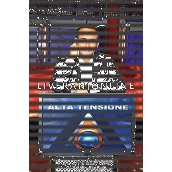 ROMA 21/04/2008 PRIMA PUNTATA DEL PRESERALE DI RAIUNO \'ALTA TENSIONE\' CONDOTTO DA CARLO CONTI AGENZIA ALDO LIVERANI SAS