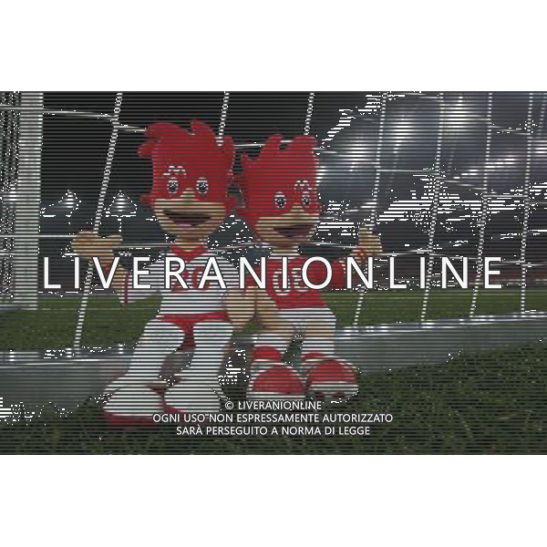 Le Mascotte degli Europei 2008 International, ZŸrich, 20.11.2007 Maskottchen Trix und Flix der EM, Europameisterschaft 2008, UEFA, EURO2008, Euro, Austria-Switzerland, Austria, Switzerland, im Letzigrund-Stadion in ZŸrich, …sterreich, Schweiz copyright by firo sportphoto/Ag. Aldo Liverani sas - ONLY ITALY - EDITORIAL USE ONLY - 