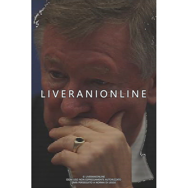 Alex Ferguson Manager of Manchester United during the press conference ,Manchester United Press Conference the day before match between , Barcelona v Manchester United, UEFA Champions League, Semi Final, First Leg, Hisperia Tower Hotel, Barcelona, Date 220408, Picture by Ian Kington mobile 07884001265, (IPS PHOTO AGENCY) AGENZIA ALDO LIVERANI SAS - ONLY ITALY - EDITORIAL USE ONLY 