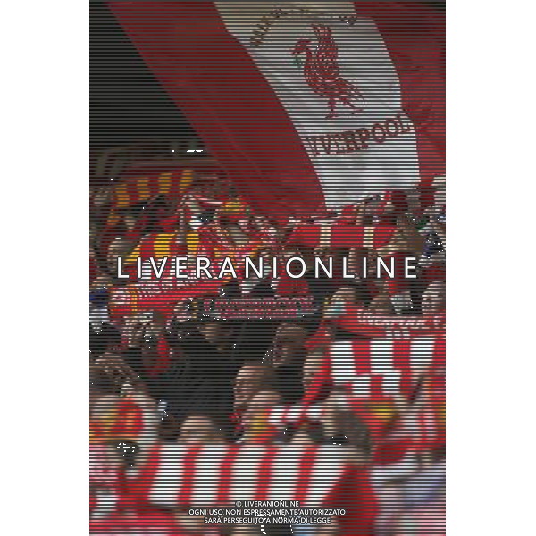 Atmosphere in Liverpool v Chelsea FC : Champions League Semifinal First Leg at Anfield in Liverpool (UK) on 22/04/2008 Picture By Marcello Pozzetti ©IPS - Photo Agency :21 Delisle Road London SE28 0JD mobile: 07973 308 835 AGENZIA ALDO LIVERANI SAS - ONLY ITALY - EDITORIAL USE ONLY