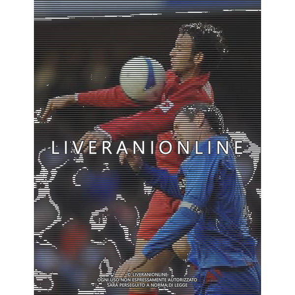 Coppa UEFA 2007/2008 Semifinali Andata Glasgow - 24.04.2008 Rangers Glasgow-Fiorentina Nella Foto:PAZZINI-WEIR /Ph.Vitez-Ag. Aldo Liverani