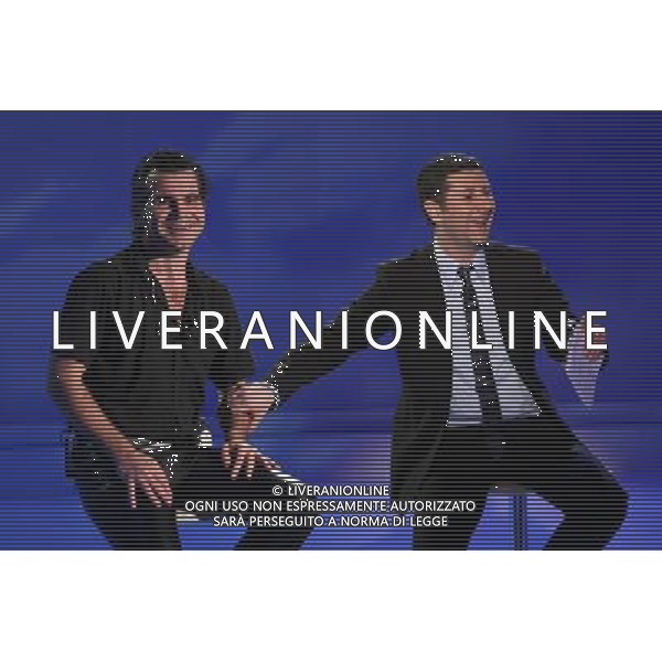 PIERO PELU\' - FABIO FAZIO TRASMISSIONE: \' CHE TEMPO CHE FA\' MILANO, 27/04/2008 © ANTONIO SORANO - AG. ALDO LIVERANI SAS
