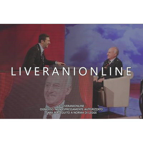 MAURIZIO POLLINI - FABIO FAZIO TRASMISSIONE: \' CHE TEMPO CHE FA\' MILANO, 27/04/2008 © ANTONIO SORANO - AG. ALDO LIVERANI SAS