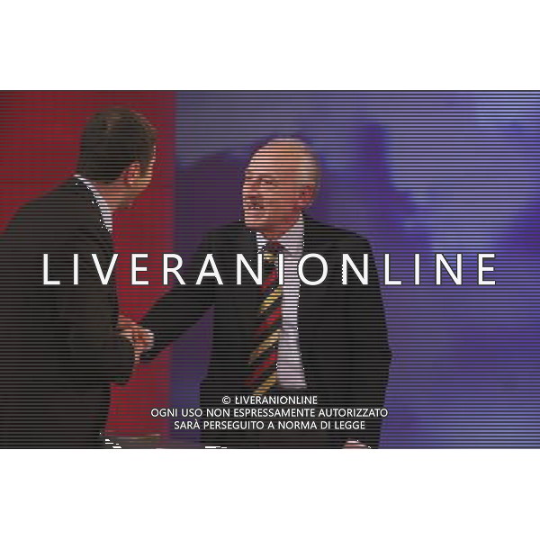 MAURIZIO POLLINI - FABIO FAZIO TRASMISSIONE: \' CHE TEMPO CHE FA\' MILANO, 27/04/2008 © ANTONIO SORANO - AG. ALDO LIVERANI SAS