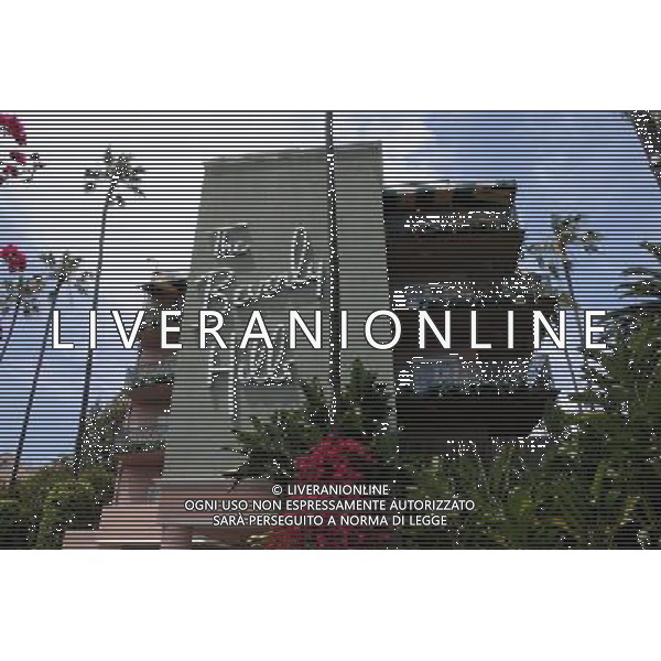 27 April 2008 - Beverly Hills, California - The Beverly Hills Hotel. Hollywood Landmarks. Photo Credit: Byron Purvis/AdMedia - ag. Aldo Liverani sas ITALY ONLY - EDITORIAL USE ONLY