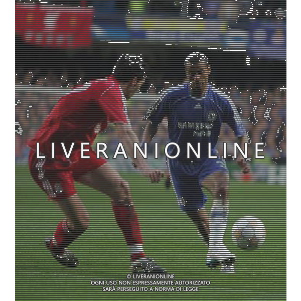 Ashley Cole of Chelsea and Liverpool\'s Alvaro Arbeloa Chelsea - Liverpool Champions League, SemiFinale, Second Leg, (First Leg 1-1), Stamford Bridge, London, Date 30/04/2008 Picture by marcello pozzetti (IPS PHOTO AGENCY)/Ag. Aldo Liverani sas -ONLY ITALY - EDITORIAL USE ONLY - 
