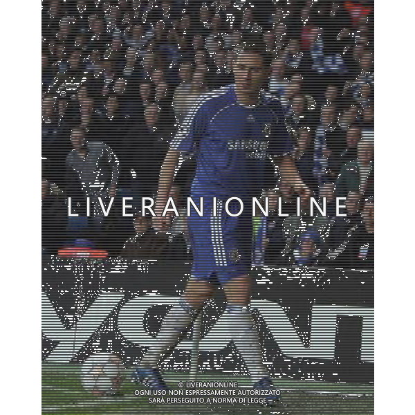Frank Lampard of Chelsea Chelsea - Liverpool Champions League, SemiFinale, Second Leg, (First Leg 1-1), Stamford Bridge, London, Date 30/04/2008 Picture by marcello pozzetti (IPS PHOTO AGENCY)/Ag. Aldo Liverani sas -ONLY ITALY - EDITORIAL USE ONLY - 
