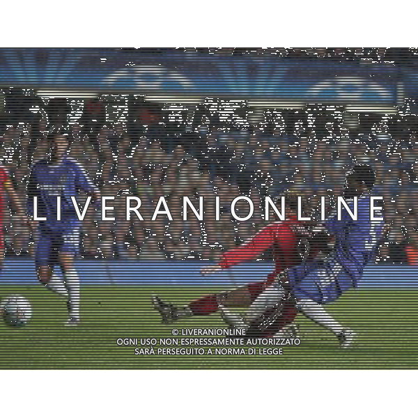 gol - Liverpool\'s Fernando Torres scores the 1-1 Chelsea - Liverpool Champions League, SemiFinale, Second Leg, (First Leg 1-1), Stamford Bridge, London, Date 30/04/2008 Picture by marcello pozzetti (IPS PHOTO AGENCY)/Ag. Aldo Liverani sas -ONLY ITALY - EDITORIAL USE ONLY - 