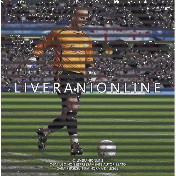 Liverpool\'s Jose Manuel Reina Chelsea - Liverpool, Champions League, SemiFinale, Second Leg, (First Leg 1-1), Stamford Bridge, London, Date 30/04/2008 Picture by Marcello Pozzetti (IPS PHOTO AGENCY)/Ag. Aldo Liverani -ONLY ITALY - EDITORIAL USE ONLY - 