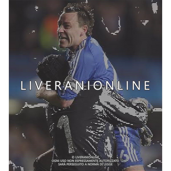 John Terry, the Captain of Chelsea at final whistle - esultanza Chelsea - Liverpool, Champions League, SemiFinale, Second Leg, (First Leg 1-1), Stamford Bridge, London, Date 30/04/2008 Picture by Marcello Pozzetti (IPS PHOTO AGENCY)/Ag. Aldo Liverani -ONLY ITALY - EDITORIAL USE ONLY - 