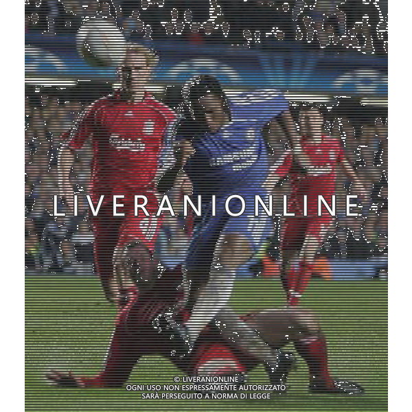 Didier Drogba of Chelsea Chelsea - Liverpool, Champions League, SemiFinale, Second Leg, (First Leg 1-1), Stamford Bridge, London, Date 30/04/2008 Picture by Marcello Pozzetti (IPS PHOTO AGENCY)/Ag. Aldo Liverani -ONLY ITALY - EDITORIAL USE ONLY - 
