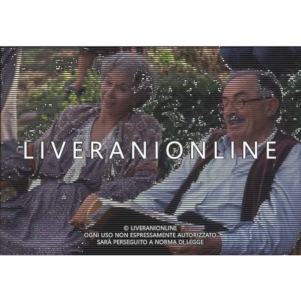 ARCHVIO ALDO LIVERANI S A S NELLA FOTO TONINO GUERRA CON LEA MASSARI AG ALDO LIVERANI