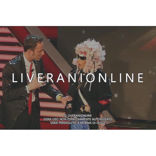 FEDERICO FACCHINETTI - LOREDANA BERTE\' TRASMISSIONE TV: \' X FACTOR\' MILANO, 06/05/2008 © ANTONIO SORANO - AG. ALDO LIVERANI SAS
