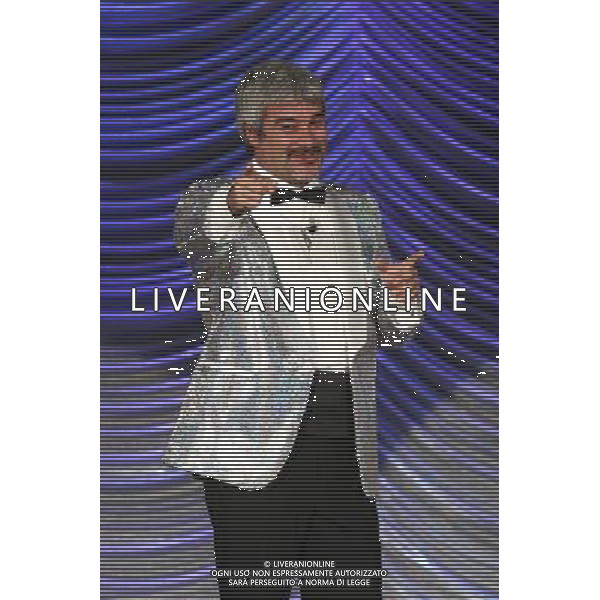ROMA 06 - 05 - 2008 MEDIASET PRESENTAZIONE DELLO SPETTACOLO VIENI AVANTI CRETINO NELLA FOTO PINO INSEGNO © PASQUINO - AG. ALDO LIVERANI SAS