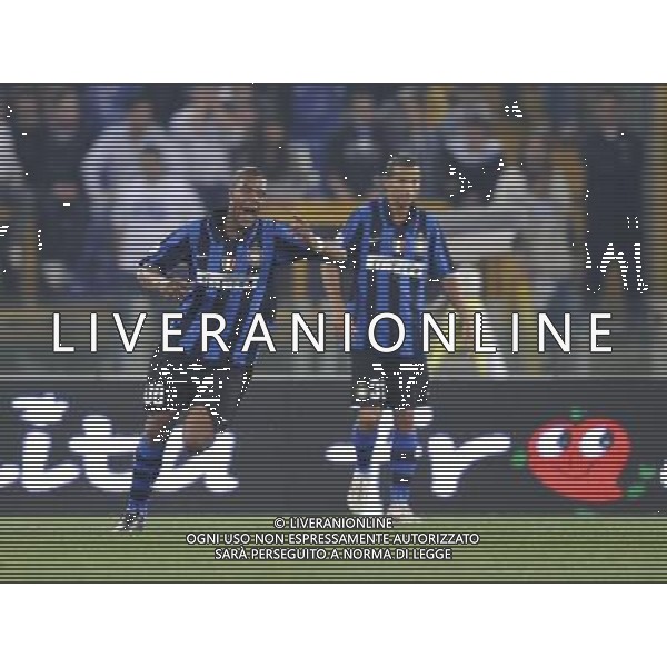 Roma - Stadio Olimpico - 07 / 05 / 2008 - TIM CUP 2007/2008 - semifinale di ritorno - Lazio Vs Inter (0-0) - nella foto: Vitor Hugo Gomes Passos PELE\' esulta dopo il gol ph Corradetti / ag. Aldo Liverani