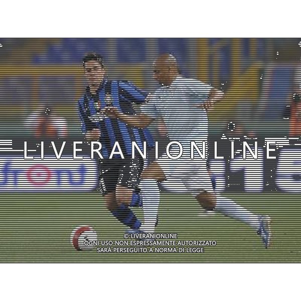 Roma - Stadio Olimpico - 04 / 05 / 2008 - Campionato Italiano Serie A 2007/2008 17¡ giornata di ritorno - Lazio Vs Palermo (0-0) - nella foto: Ousmane Dabo e Luis Antonio Garces JIMENEZ ph Corradetti / ag. Aldo Liverani