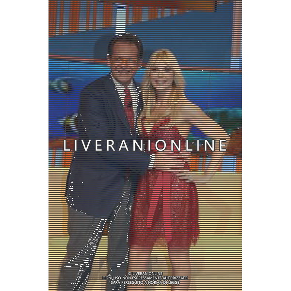 ROMA 07 05 2008 PRIMA PUNTATA DELLA TRASMISSIONE SCOMMETTIAMO CHE NELLA FOTO MATILDE BRANDI - ALESSANDRO CECCHI PAONE © PASQUINO - AG. ALDO LIVERANI SAS