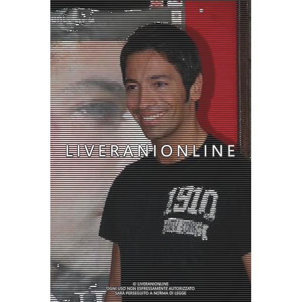 MICHEL ALTIERI MILANO 08-05-08 TEATRO VENTAGLIO SMERALDO PER LA PRESENTAZIONE DEL MUSICAL \'PROFONDO ROSSO\' FOTO ANTONIO SORANO /AG ALDO LIVERANI SAS