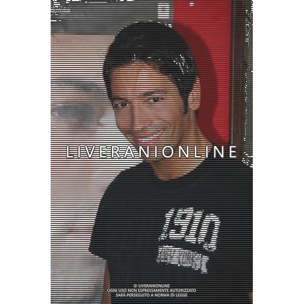 MICHEL ALTIERI MILANO 08-05-08 TEATRO VENTAGLIO SMERALDO PER LA PRESENTAZIONE DEL MUSICAL \'PROFONDO ROSSO\' FOTO ANTONIO SORANO /AG ALDO LIVERANI SAS