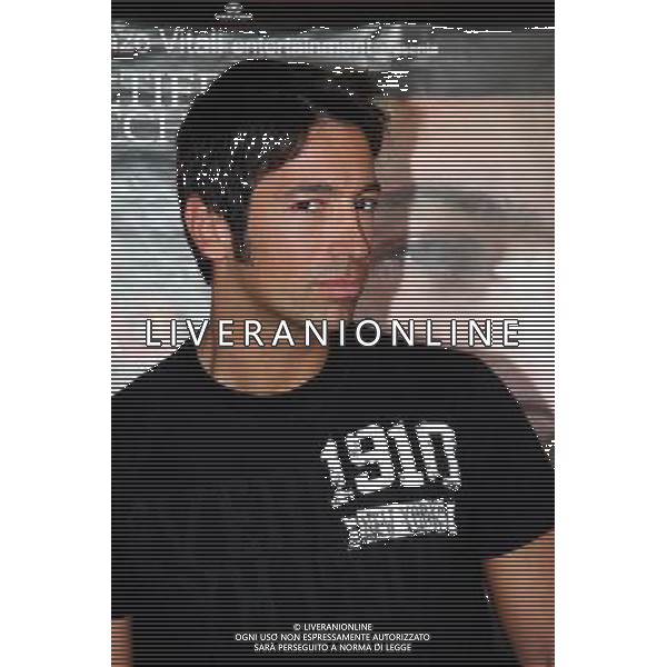 MICHEL ALTIERI MILANO 08-05-08 TEATRO VENTAGLIO SMERALDO PER LA PRESENTAZIONE DEL MUSICAL \'PROFONDO ROSSO\' FOTO ANTONIO SORANO /AG ALDO LIVERANI SAS