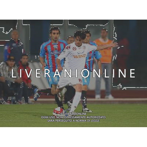Giuseppe Sergi-Aldo Liverani Catania, 08/05/2008 stadio A. Massimino, partita Catania-Roma. Nella Foto: aquilani in azione