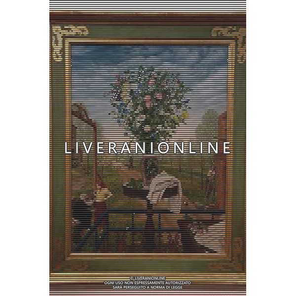 LA PRIMAVERA 1998 - OLIO SU TELA DI ADELCHI RICCARDO MANTOVANI MILANO 13-05-08 AL PAC LA PRESENTAZIONE DELLE MOSTRE DI ARON DEMETZ E ADELCHI - RICCARDO MANTOVANI FOTO ANTONIO SORANO /AG ALDO LIVERANI SAS