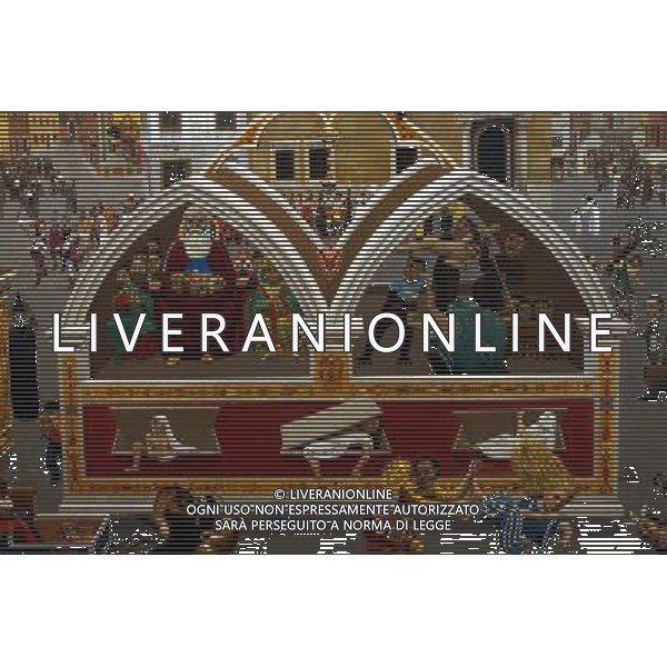 IL CARNEVALE 1988 - OLIO SU TELA DI ADELCHI RICCARDO MANTOVANI MILANO 13-05-08 AL PAC LA PRESENTAZIONE DELLE MOSTRE DI ARON DEMETZ E ADELCHI - RICCARDO MANTOVANI FOTO ANTONIO SORANO /AG ALDO LIVERANI SAS