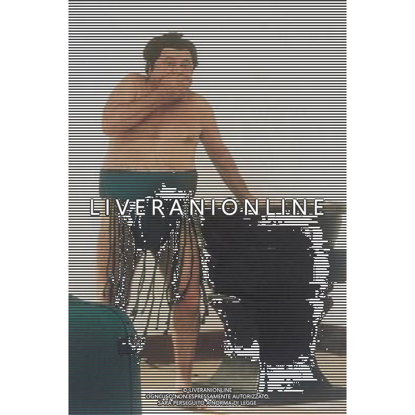 FILM \'BANZAI\' NELLA FOTO PAOLO VILLAGGIO AG ALDO LIVERANI
