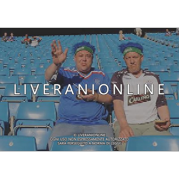 Coppa UEFA 2008 Finale Manchester - 14.05.2008 Zenit San Pietroburgo-Rangers Glasgow Nella Foto: TIFOSI RANGERS Ph.Vitez-Ag. Aldo Liverani